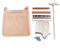 Kalimba 17 Tasten Finger Klavier DIY Zubehör mit Tasten Brücke Tuning Hammer Zubehör Ersatz Kit DIY Zubehör