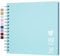 Hiwhy Fotoalbum Scrapbook 20,5x20,5 cm 20 Blätter DIY Scrapbook Hartes Kraftpapier Baby Erinnerungsbuch Familie Geburtstag Hochzeit Jahrestag Scrapbook, Blau