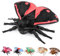 lilizzhoumax Zinnobermotte Plüschtier 27cm/11”, Simuliertes Tier Seidenmotte Moth Plüschtier, Kawaii Motte Plüschtier, Realistische Insekt Motte Spielzeug für Wilde Tiere, Geschenk für Kinder