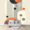 Vlies Tapeten Wandtapete Bohemian Gestreift Muster 3D Wandbild Wohnzimmer Wanddekoration Fototapete 3D Tapete Effekt 400x280 Cm