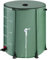 Faltbares Regentonne mit Reißverschluss und 12 Stangen, 200 l tragbares Regenwassersammelsystem mit 1 Zapfen und 2 Überlauf, 1000D Oxford Regenfangfass für Outdoor, Garten, Camping