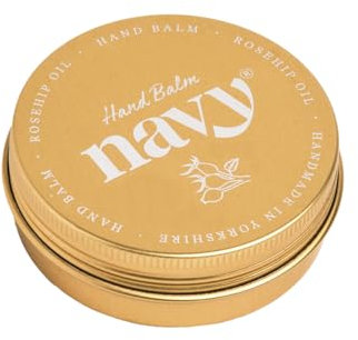 Navy Hand Balm - 60ml | Promote Skin Moisturisation & Nourishment for Hands, Nails & Cuticles | Enriched with Rosehip Oil, Aloe Vera & Coconut Oil | Vegan & Cruelty-Free