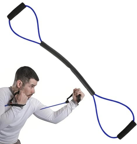 Übungsbänder fürs Boxen – Strapazierfähige Widerstandsbänder, Übungs-Spannseil-Boxausrüstung | Zugseil für Beweglichkeitstraining mit bequemen Griffen, Armkraft-Trainingsausrüstung für Schattenboxen