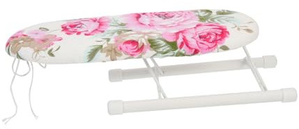 PRETYZOOM Minitabla de Planchar con Rejilla para Planchar Construcción Robusta para La Decoración del Hogar Y El Apartamento