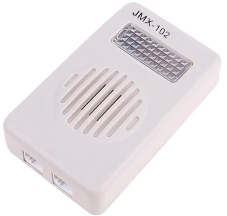 Telefonverstärker für eine 70 dB stärkere Telefonklingel, mit Panik-Taste, Leuchtanzeige | Gerät zur Verstärkung der Lautstärke für Senioren, Festnetz- und C-Linien