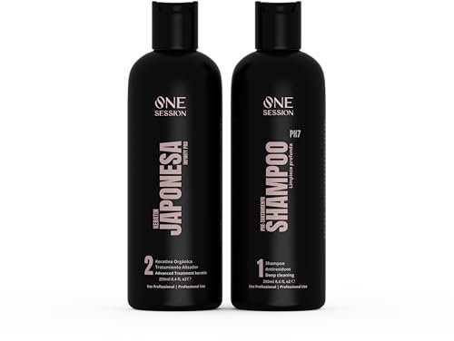 Keratina Japonesa sin Formol (250ml.) | Alisado Profesional Orgánico- Duración Hasta por 7 Meses - Para Todo Tipo de Cabellos, Incluyendo Decolorados, Maltratados, Afros.- Fácil de Aplicar en Casa.