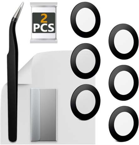 ExtKry 2 Pack Kamera Glas für Samsung Galaxy S22/S22+ Plus S901 S906 | Kamera Glas Original Qualität Camera Glass Kameraschutz Kamera Linse Ersatz Rückseite HD mit Reparatur Set.