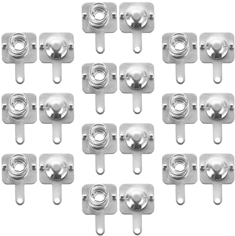 JOINPAYA 10 Sets Battery Spring Contact Plate for Aaa Batteries Battery Quick Connect Diy Connector for Remote Control Toys Model Cars Easy Replacement Contact Plates