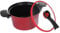 GALPADA Marmite multifonctionnelle cocotte-minute autocuiseur antiadhésif le potage casseroles pour cuisiner inoxydable pot de cuisine sous pression petit pot à pression Un verre rouge