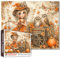 Autumn Fairy 1000 Piece Jigsaw Puzzle for Adults Pumpkins and Owls Whimsical Fall Forest Puzzles Fantasy Woodland Puzzle for Family Games Cozy Autumn Challenging Aesthetic Puzzle Gift Home Decor