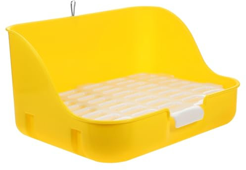 Toyvian Litiere pour Lapin Bac Litiere Angle Simple pour Petit Cochon Toilettes pour Animaux De Compagnie