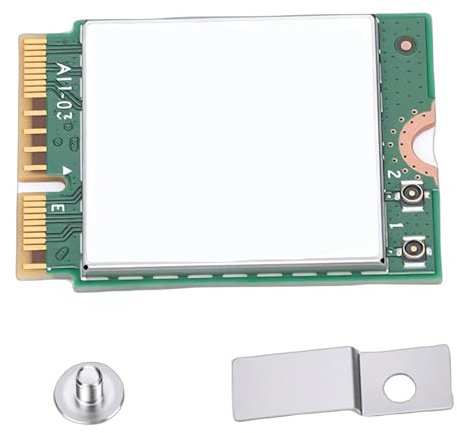 Cuifati WiFi 6E Card, AX211NGW M.2 160MHz 2.4G 5G 6GHz 5.3 PCIe Network Adapter with MU MIMO, for 11th Gen CPU Wins 10