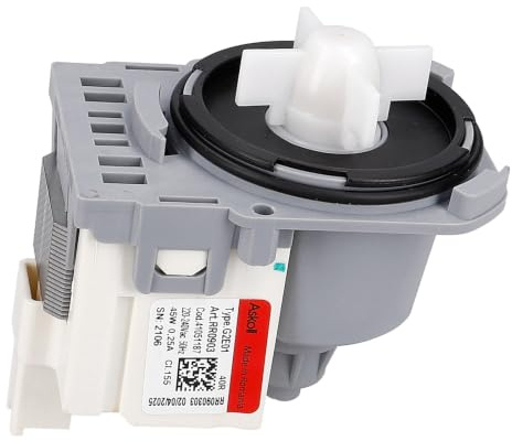 easyPART passend für CANDY/HOOVER 92129444 Ablaufpumpe Candy Askoll G2E01 | für Waschmaschine, 41051187 mit Spezialsteckeranschluss, 14807200, 41019080, 74833, 41019088, Kompatibel mit Cortina, Gorenje