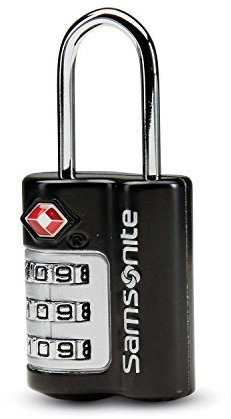 Samsonite Travel Sentry 3-stelliges Zahlenschloss, Schwarz, Einheitsgröße, Schwarz, Einheitsgröße, Travel Sentry 3-stelliges Zahlenschloss