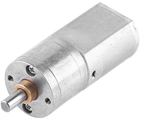 Micro Moteur de réduction de Vitesse,Akozon Motoreducteur DC 12V Moteur Electrique de Réduction de Vitesse Turbine à Couple(15RPM)