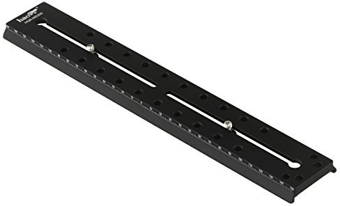 Haoge HQR-MS300 300mm Rapid Connect Schiebeplatte QR Schnellwechselplatte für Benro S2 S4 S6 S7 S8 BV4 BV6 BV8 BV10 für Sirui VH-10 VH-10X VH-15 VH-90 BCH-10 BCH-20 Manfrotto Stativ Fluid Video Head