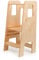 moblì Ully One by, schmutzabweisende und waschbare Lernturm,Made in Italy nach Montessori-Prinzipien,Entworfen von erfahrenen Pädagogen,Lernturm mit verstellbaren Regalen (Transparent Ausführung)