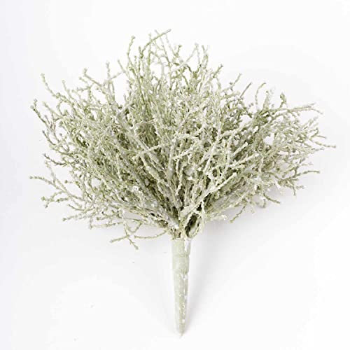 artplants.de Pianta di Filo spinato Finto VALTON su Stelo, Bianco, 25cm - Filo spinato Artificiale - Pianta Finta