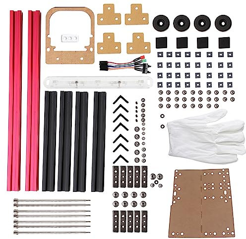 Lazmin Computer Motherboard Case Rack, DIY Mini Open Aluminum Alloy Frame ATX Motherboard Test Bench Open Air Frame Computer Case