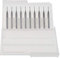 YINETTECH 10pcs Kit de Fraise en Bout de Carbure CNC Routeur Embout de Gravure 0.8mm Diamètre de Coupe 3.175mm Tige pour Machine PCB