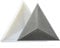 Moldes de silicona triangulares de hormigón con fondo 3D para ladrillos de pared, moldes decorativos para azulejos de piedra