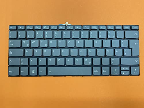 THT Protek Teclado alemán compatible con Lenovo Yoga 520-14IKB (80X8009AGE)