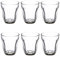Secret de Gourmet - Lot de 6 Verres à Thé Baroque 10cl Transparent