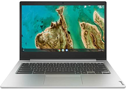 Lenovo IdeaPad 3 Chromebook - Display 14 Zoll FullHD IPS 1920 x 1080 (Prozessor Intel Celeron N4020, 64 GB eMMC, RAM 8 GB, WiFi 6, Chrome OS) - Platinum Grey - Exclusive Amazon 82C10027IX