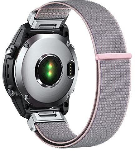 NotoCity 20mm Nylon Velcro Armband für Garmin Fenix 5s Fenix 6s Fenix 7s, Quick Fit Soft Armband für Fenix 5S Plus, Fenix 6S Pro,Instinct 2S,Descent Mk2S