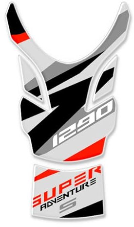 PARASERBATOIO RESINA 3D COMPATIBILE CON KTM 1290 Super Adventure S 2023 GP-900 (Argento)