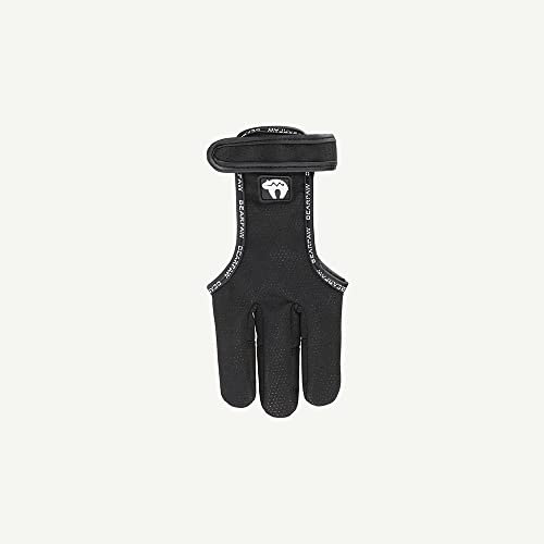 BEARPAW PRODUCTS Schießhandschuh Dynamic Bogensport | Robust, Abriebfest & UV-beständig (Schwarz, M)