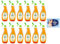 12er-Pack Chanteclair Vert Sgrassatore Universale Arancia e Zenzero,Ökowaschmittel,Universal-Entfetter Orange und Ingwer,625ml + 1er-Pack Kostenlos Felce Azzurra Talkumpuder, 100g-Beutel
