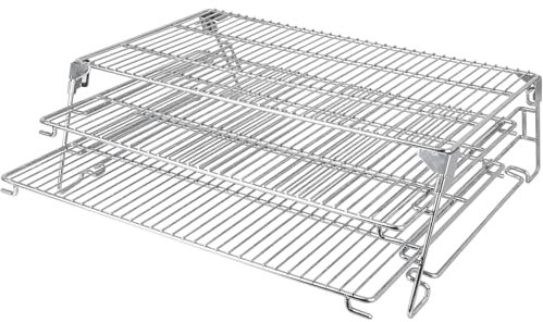 Unidanho Jerky Racks für Traeger Pro 575 22 34 Pit Boss More Barrel Pellet Grill Smoker Parts 3 Tiered Folding Barbecue Grillrost Edelstahl Kühlung Würzen Räuchern Wärmen BBQ Zubehör