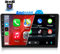 CAMECHO Android 13 Autoradio mit HiFi Navi für Opel Astra H/Zafira B/Corse C D,Doppel Din 9 Zoll Auto Radio Touch Display mit Carplay Android Auto Bluetooth FM RDS WiFi+Rückfahrkamera