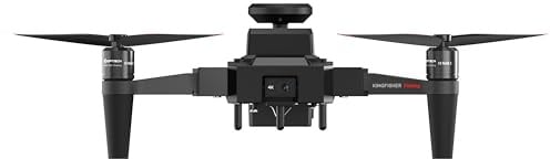 Angeldrohne mit automatischer Köderfreigabe, 30 Minuten Flugzeit, wasserdichter faltbarer FPV-Quadrocopter mit 4K-Kamera für Angler ab 14 Jahren (Kingfisher Standard)