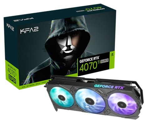 KFA2 GeForce RTX 4070 Ti Super EX Gamer 1-Click OC NVIDIA 16 Go GDDR6X