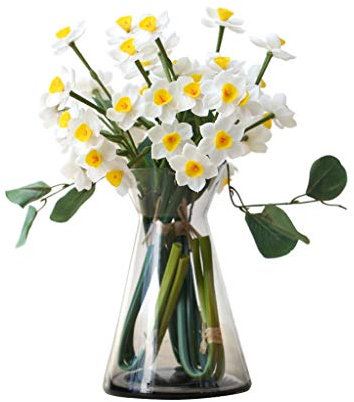 Decorazione Fiori Artificiali Con Vaso Fiore Finto Artificiale Narciso Con Bottiglia Di Fiori Fiori Finti Decorazione Da Tavolo Decorazione Superiore Disposizione Floreale Disposizioni Fiori Finti