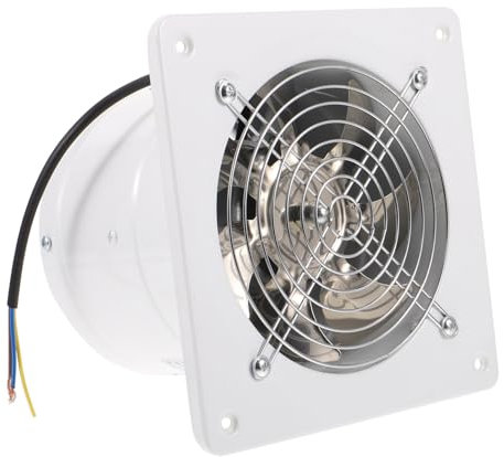 IMIKEYA Home Ventilation Stainless Steel Exhaust Fan for Kitchen Bathroom Garage