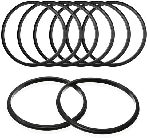 Lot de 8 joints d'étanchéité en silicone pour tasse isotherme - Joints de rechange pour bouteille sous vide - Anti-fuite