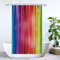 Ulticool Duschvorhang - Regenbogen Rainbow - 120 x 200 cm - Waschbar – Anti Schimmel - Wasserdicht - mit 8 Ringe