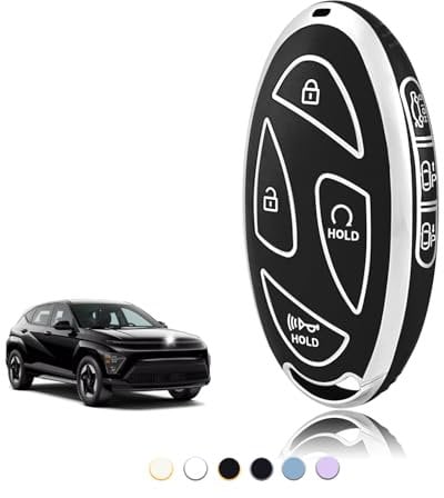 TOOMUME Schlüsselhülle TPU, Autoschlüssel Hülle Passt für Hyundai Tucson NX4 Kona SX2 Ioniq 6 Grandeur GN7 Grand Prix Azera Elantra Sonata, Schlüsselcover Schutz Schlüsselgehäuse - Smart Key