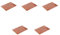 Heatsink Cooler Radiator Heat Sink Passive Cooling Pad For 2.5in Computer Hard Cooler 100x70mm Laptop Cooler CPU Cooling Fan Heatsink Radiator Holder Base Bracket Case Rack CPU