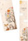 Bärenfreunde® - Personalisierte Messlatte Kind Holz zum Kleben oder Aufhängen - Skala 70-140cm - Süße Dekoration für Baby- & Kleinkinderzimmer (Kinder 70-140cm, Blumenbaum Tiere)