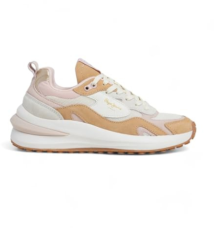 PEPE JEANS Unisex Winslow Urban W Sneaker, Camel, 40 EU