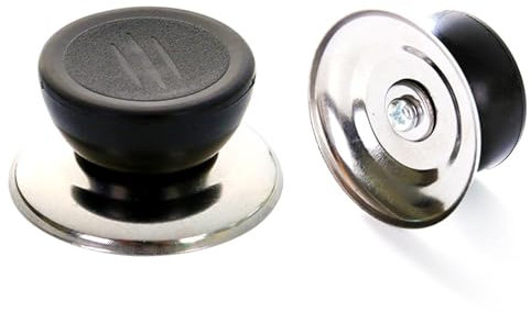 2 Piezas Pomo De Tapa De Olla, Perillas Para Cacerola, Manija De Elevación, Piezas De Repuesto Para Utensilios De Cocina - Cristal