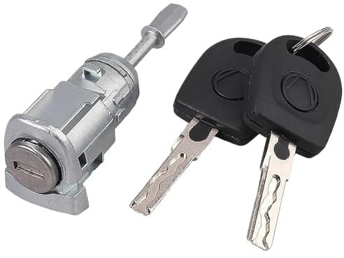 Zentralverriegelung Stellelement 604837167 Türschloss Für VW Für Golf 4 Mk4 IV Für Bora Für Jetta Für Passat Für Polo 9N Vorne Links Zylinder Mit 2X Schlüssel Türschloss