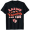 Manger du chocolat pour deux annonce de grossesse Saint-Valentin T-Shirt