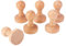 HOBBIESAY 6 Stück Stempelholz Runder Griff 40mm Holzknöpfe Runde Schubladengriffe Aus Holz Für Die Stempelherstellung DIY Basteln Scrapbooking