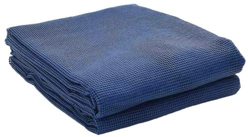 vidaXL Zeltteppich Blau 200 x 200 cm Polyester