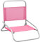 Eleganz Lot de 2 chaises de plage pliantes, rose, tissu Oxford avec revêtement PE et cadre en acier, légères et robustes, pour le jardin, la plage et le camping
